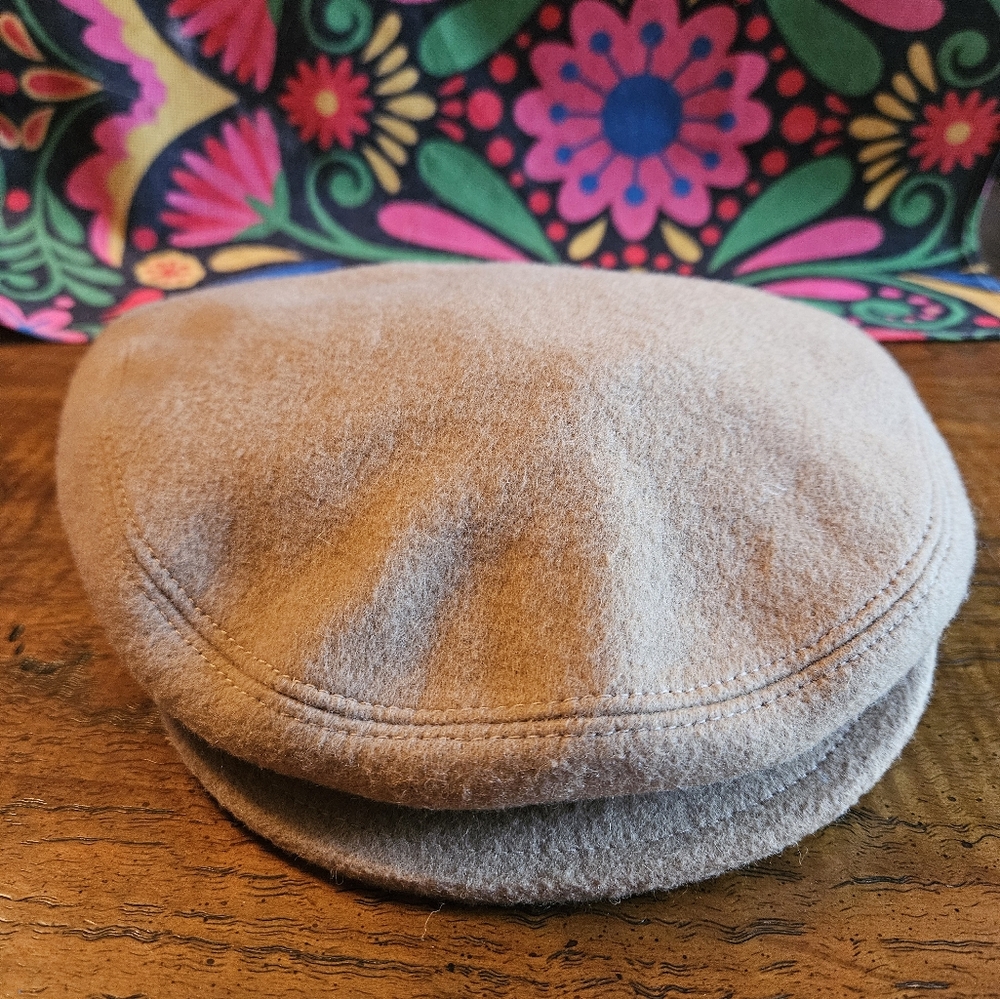 Vintage Cashmere Newsboy Cap! 1970's
